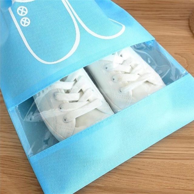 Túi đựng giày dép cỡ lớn có dây rút (43x28,5cm)