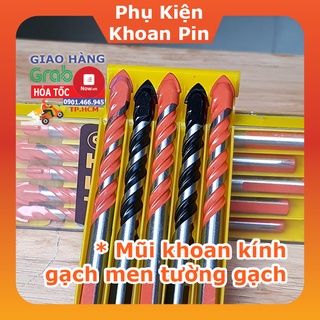 Mũi khoan đa năng mũi thép Tungsten khoan trên gạch,gốm,sứ,thủy tinh,bê tông,tường xi măng,đá,nhô (P039)