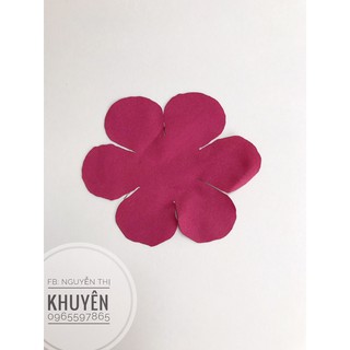 Cánh hoa lụa 6 cánh 8cm ( túi 10 c)