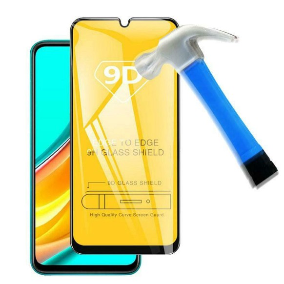 Xiaomi Redmi 9A_Kính cường lực 9D full keo, Full màn hình siêu bảo vệ máy