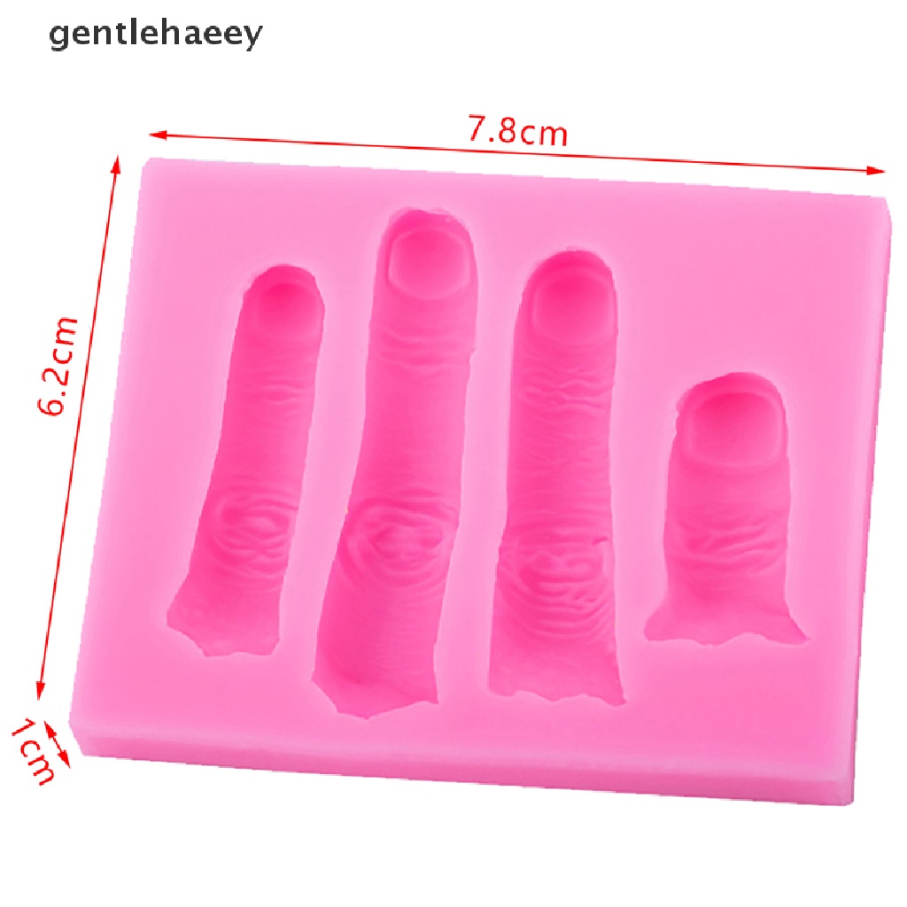 Khuôn Silicone Làm Bánh Hình Ngón Tay Chủ Đề Halloween