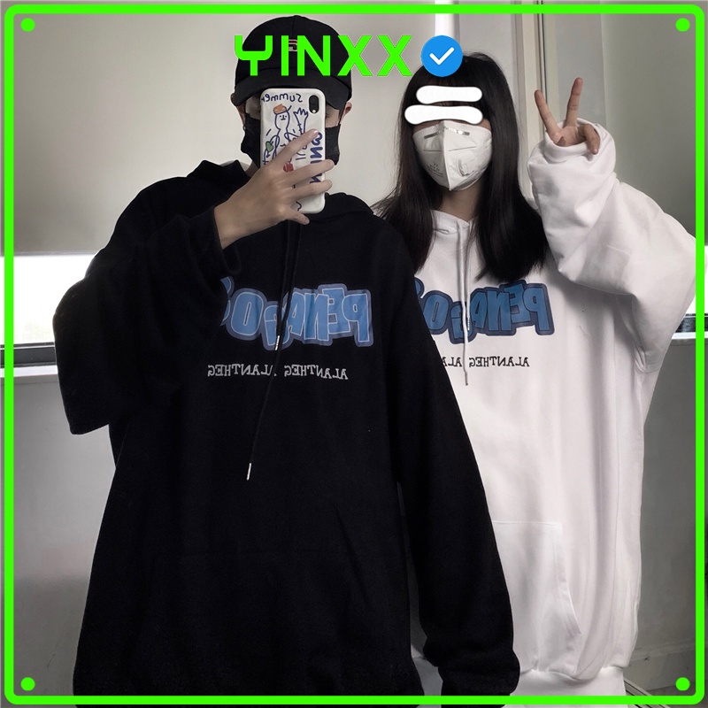 Áo hoodie nỉ bông form rộng phong cách Unisex HD06