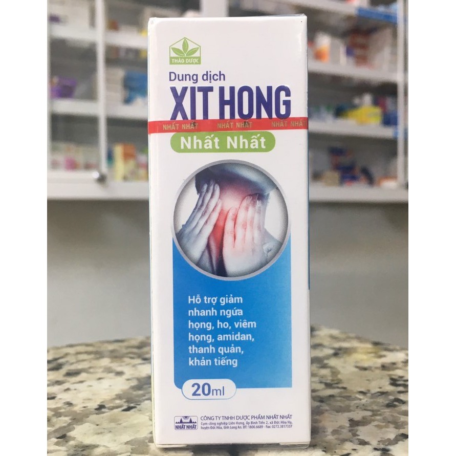 Xịt Họng Nhất Nhất Chai/20ml
