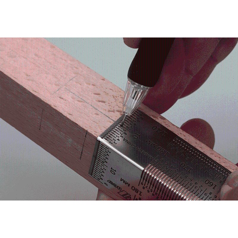 Thước Định Vị Góc Bằng Thép Chuyên Dụng Cho Chế Biến Gỗ