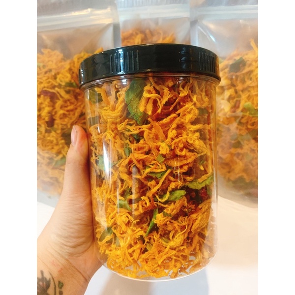 Khô gà sấy lá chanh