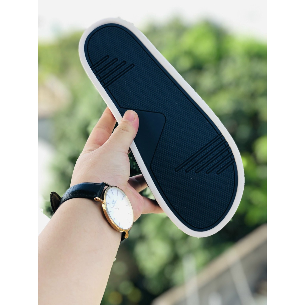 Dép unisex 𝐌𝐋𝐁 𝗡𝗬 ❤️FREESHIP + Hộp❤️ dép mlb ny bóng chày quai ngang thể thao nam nữ pvc chữ nổi hottrent, chất xịn