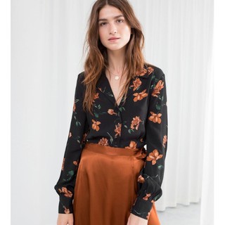 Áo sơ mi cổ vest họa tiết hoa Floral Shirt