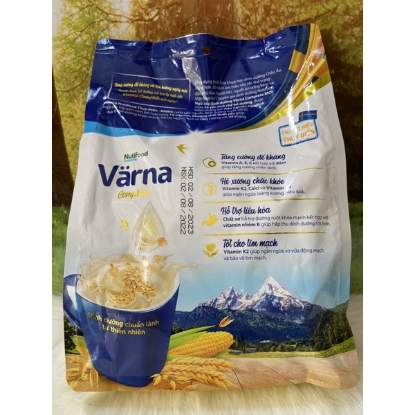 Ngũ cốc dinh dưỡng Värna Complete Túi 500g/20 gói*25g