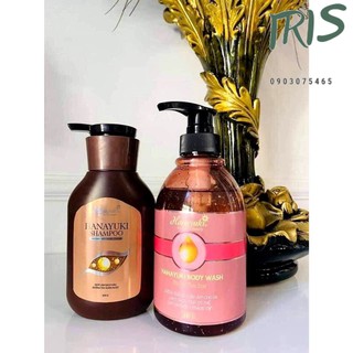 Combo Dầu Gội & Sữa Tắm Hanayuki _HÀNG CHUẨN CÔNG TY HANAYUKI