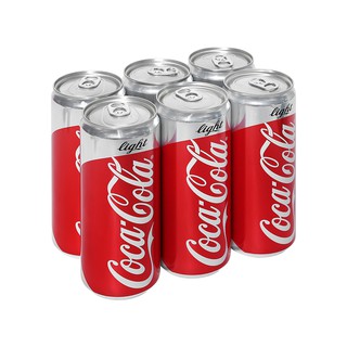 Lô 6 lon nước ngọt Coca Light 330ml
