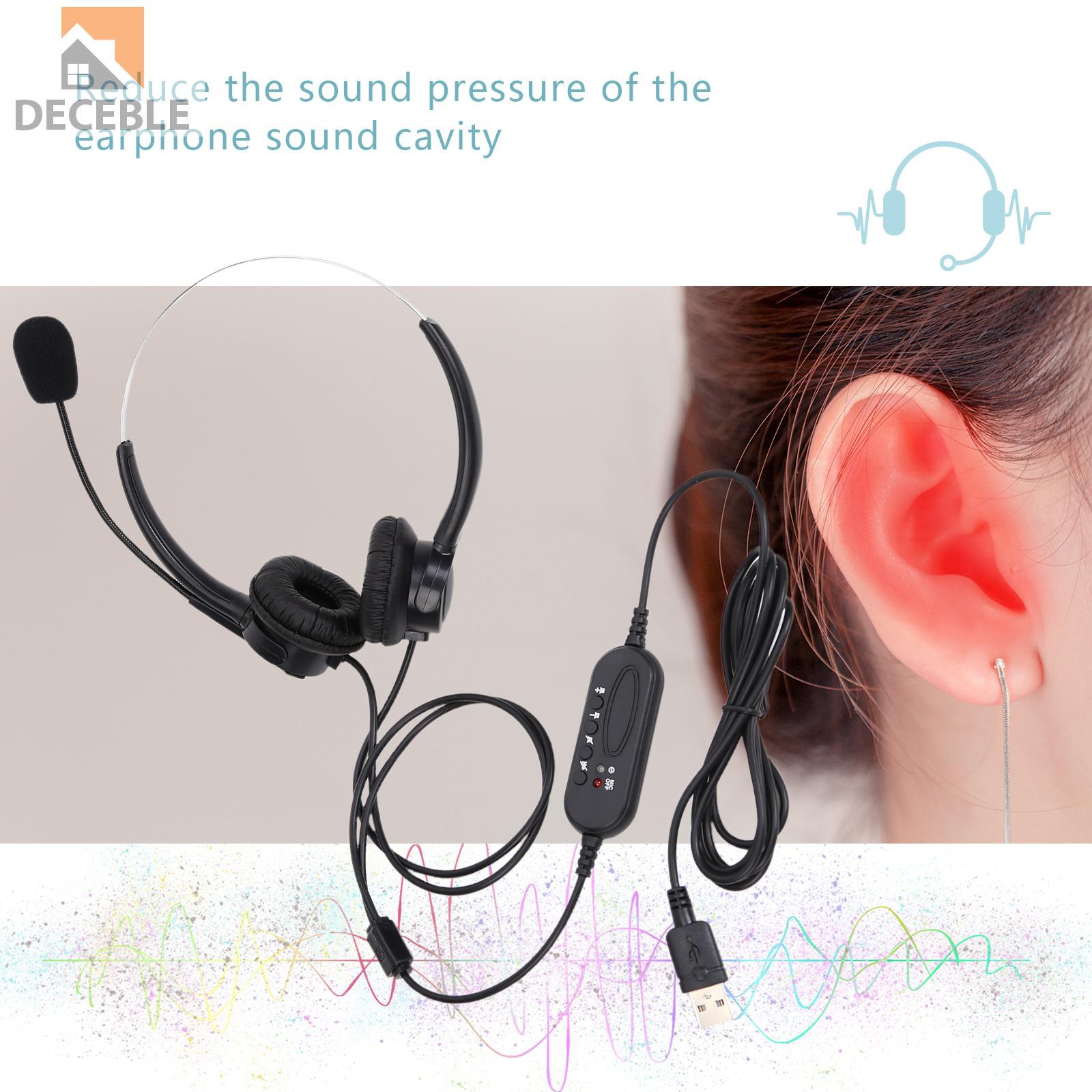 Tai Nghe Chụp Tai Chống Ồn Kết Nối Usb Cho Điện Thoại Di Động / Máy Tính | BigBuy360 - bigbuy360.vn