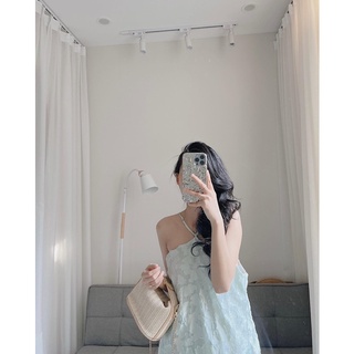 Váy yếm gấm dáng dài Samhyewear
