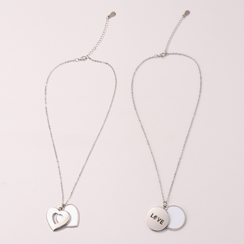 Vòng cổ Mặt Thẻ Khắc Chữ Cho Cặp Đôi