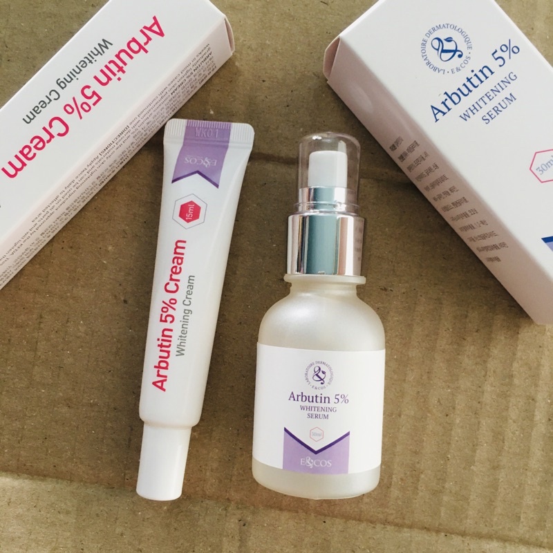 KEM ARBUTIN 5% ENCOS E&COS❤️FREESHIP❤️ BỘ DƯỠNG TRẮNG DA MỜ THÂM NÁM ALPHA ARBUTIN 5%