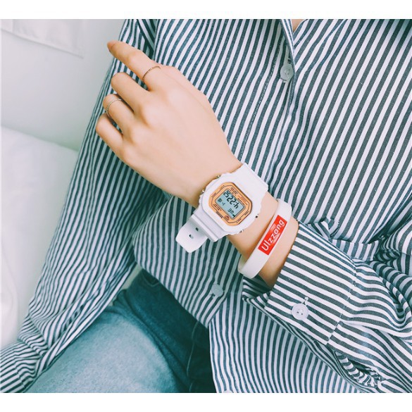 Đồng hồ nam đẹp SANOSI điện tử dây cao su mặt vuông thời trang | BigBuy360 - bigbuy360.vn