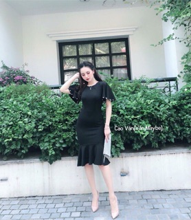 Đầm tay cánh tiên bigsize ( đầm bố Linh Hấp)