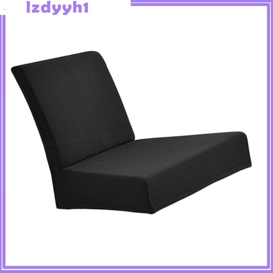 Bộ 3 Bọc Ghế Đen Ngắn Co Giãn