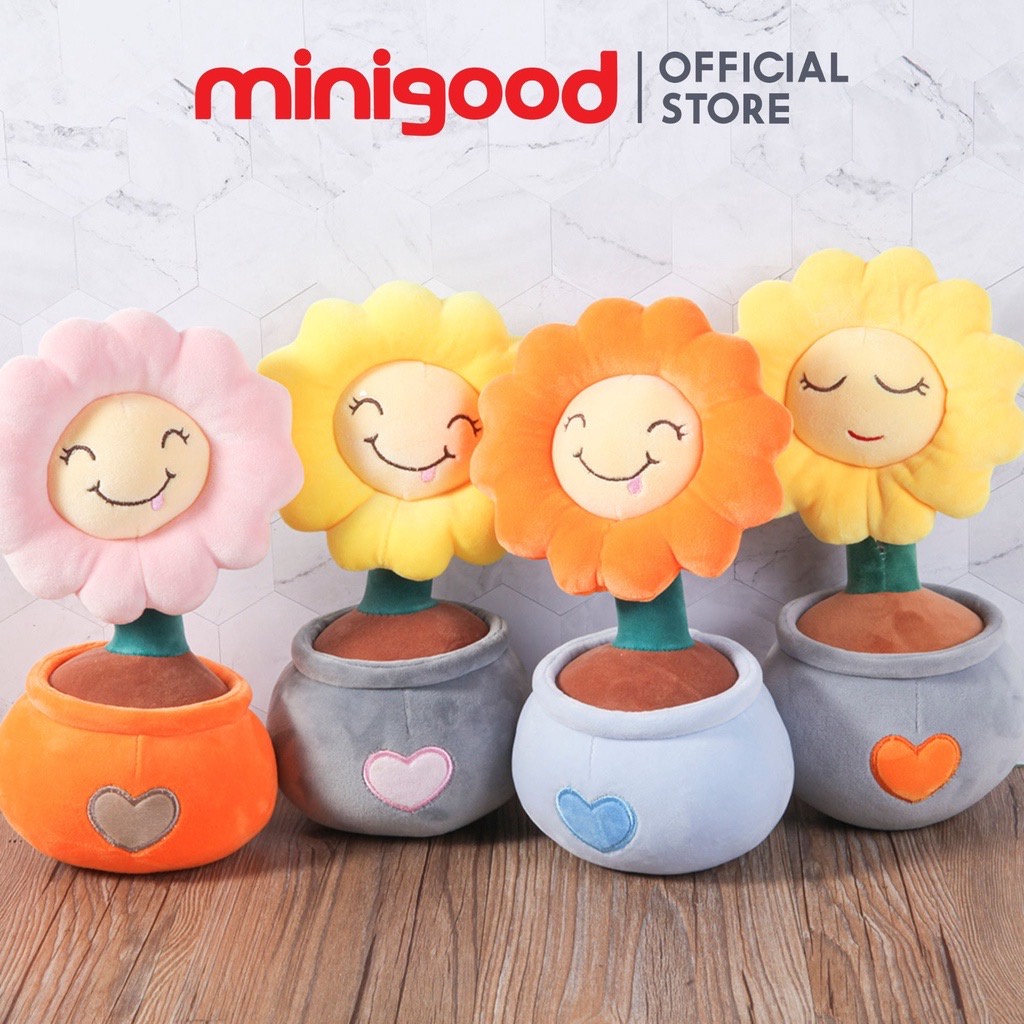 Gấu bông hình bông hoa hướng dương