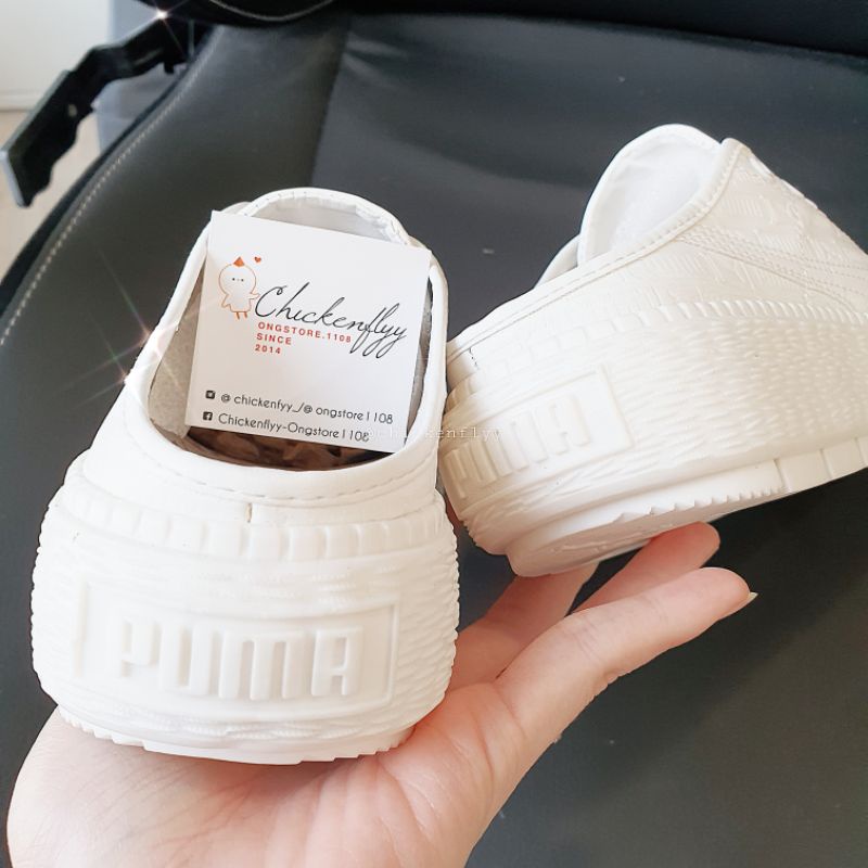 Giày dép PM CALI TRẮNG FULL đế cao ĐẠP GÓT