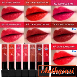 Son thỏi The Skin Face Bote Lipstick vỏ đen 01-07