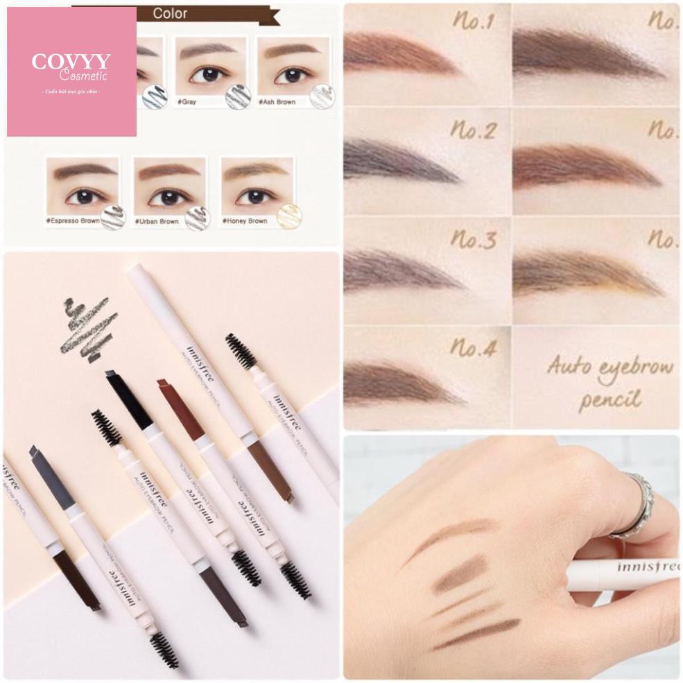 Chì mày hai đầu Innisfree Auto Eyebrow Pencil