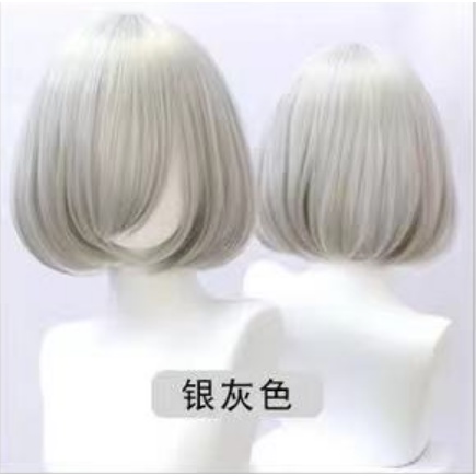 Hàng Mới Về Tóc Giả Ngắn bobo Nhiều Màu Sắc Hóa Trang Nhân Vật Anime