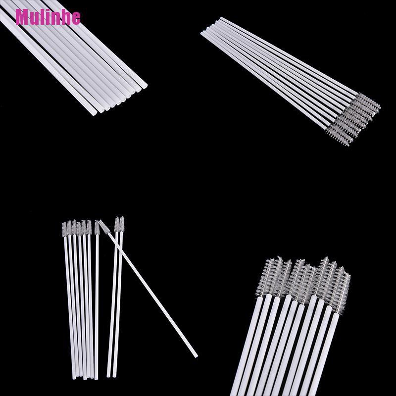 [Mulinhe] Mới 10 Ống Hút Thép Không Gỉ Tái Sử Dụng Được