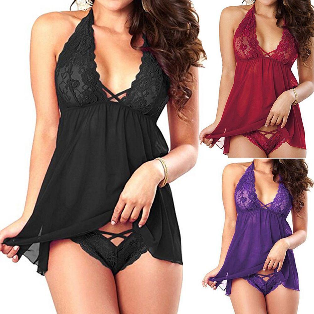 Đầm Ngủ Babydoll Xuyên Thấu Gợi Cảm