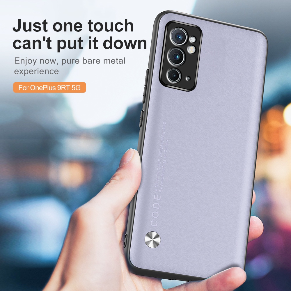 Bao da điện thoại chống sốc màu trơn cho Oneplus 9RT One Plus 9RT 9RT MT2110 6.62"