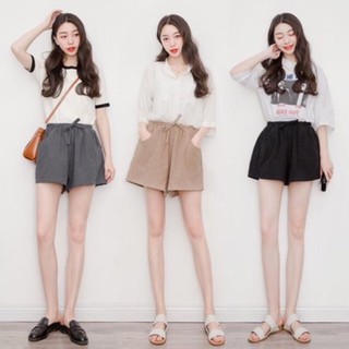 Quần short nữ chất đũi mặc mùa hè siêu mát