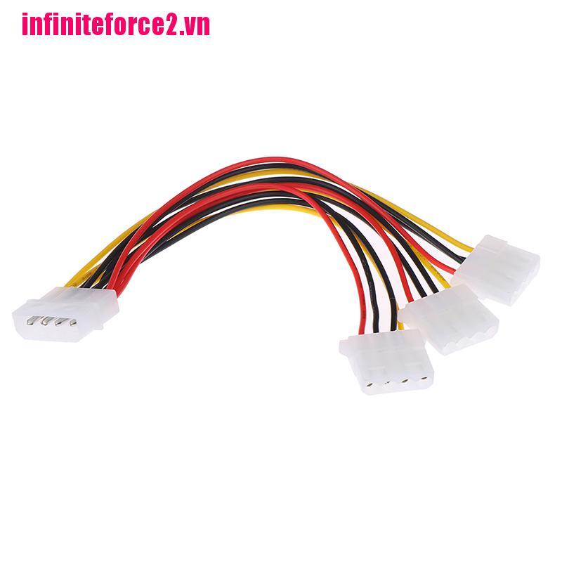 (Force) Bộ Chia Nguồn Ide 1-to-3 Molex Ide 4 Pin