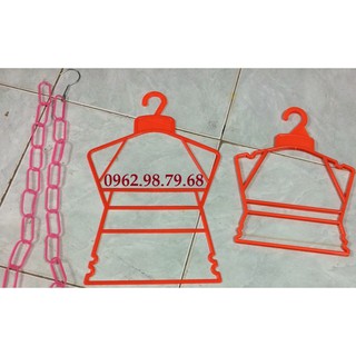 Móc trẻ em 30 bộ bé, 30 bộ to, 5 xích nhựa, 5 xích đồng