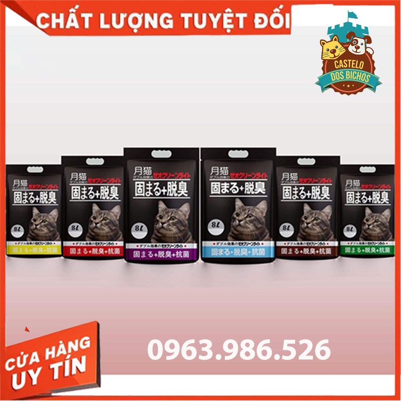 [Mã PET50K giảm Giảm 10% - Tối đa 50K đơn từ 250K] CÁT VỆ SINH CHO MÈO NHẬT BẢN 8L CHÍNH HÃNG - 6 MÙI LỰA CHỌN