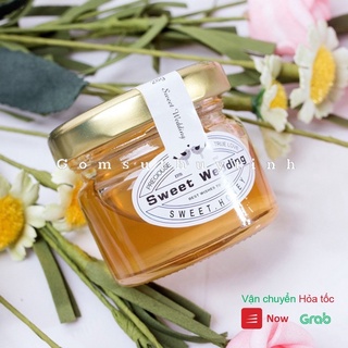 Hũ thủy tinh tròn nắp thiếc dung tích 30ml