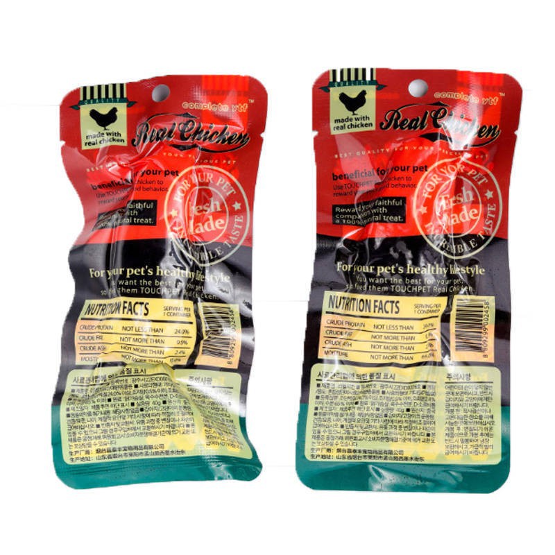 Thức ăn cho chó mèo ức gà hấp Real Chicken - 40g