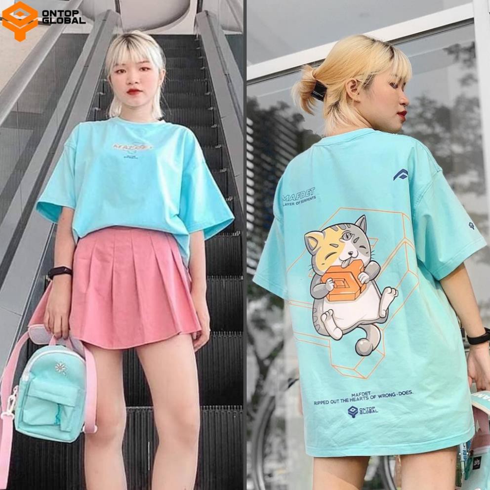 [Freeship] Áo thun tay lỡ form rộng nam nữ 3 màu Mafdet Mark 2 local brand ONTOP ༚