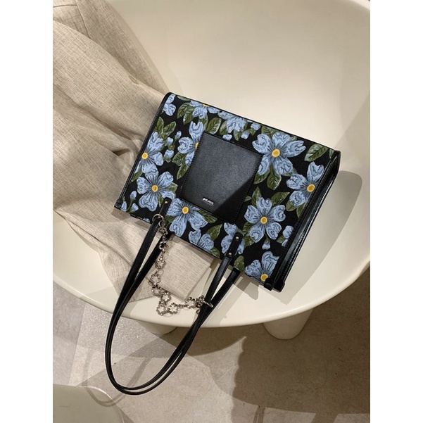 SET 2 TÚI TOTE NỮ VẢI PHỐI DÂY DA❤️👜