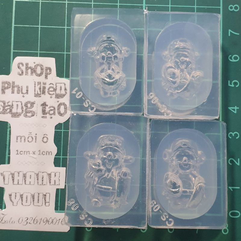 Khuôn charm trang trí hình ông thần tài