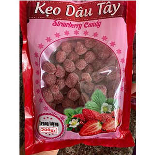 Gói 200g kẹo dâu tây & kẹo dâu tằm Đà Lạt