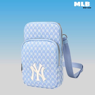 Túi đeo chéo MLB đeo thắt lưng mini đựng điện thoại thêu logo Ny MLB Monogram New York Yankees