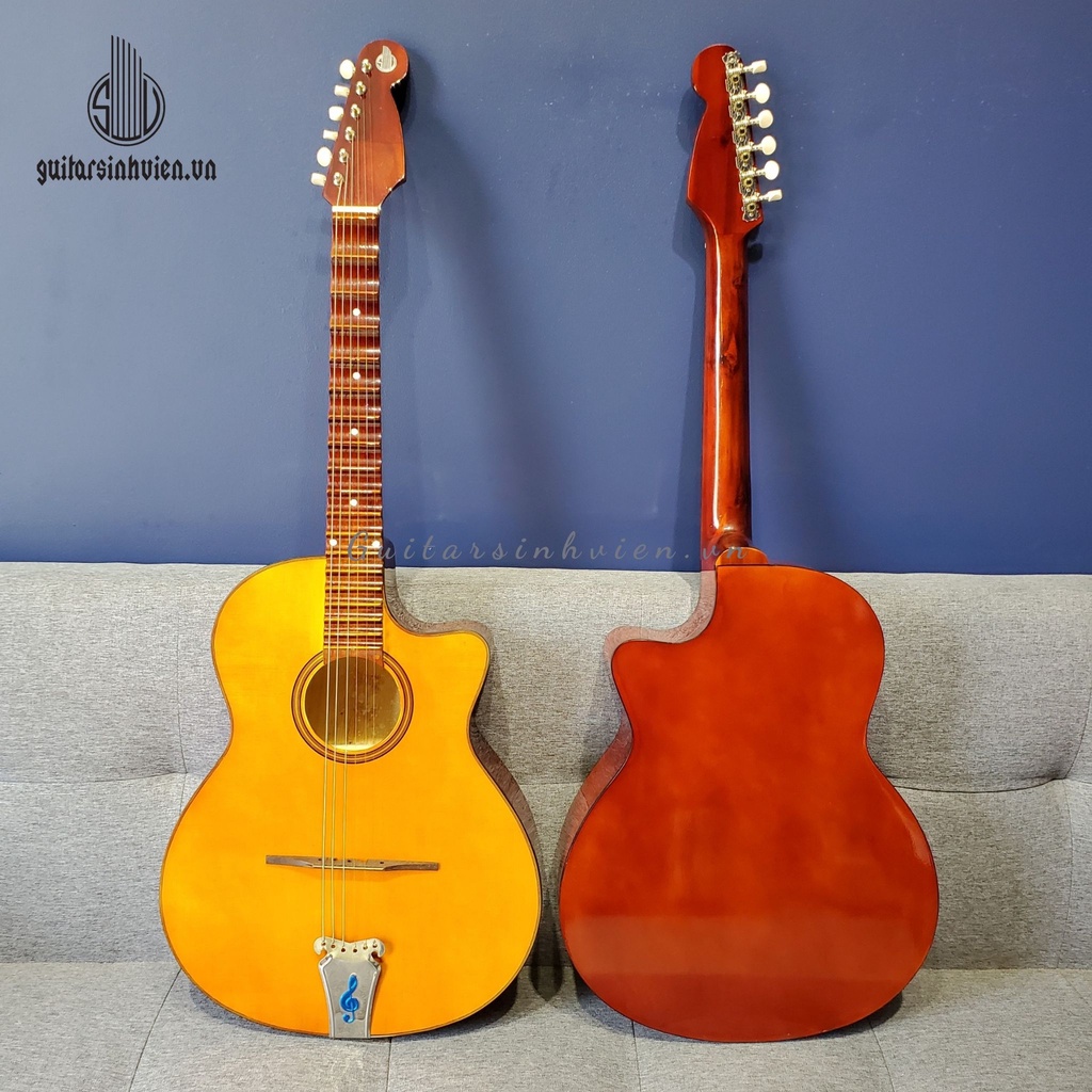 Đàn Guitar Tân Cổ Phím Lõm Chất Lượng - Tặng Kèm Bao Đựng Đàn - Giá Rẻ Chính Hãng TC1 - Guitar Sinh Viên