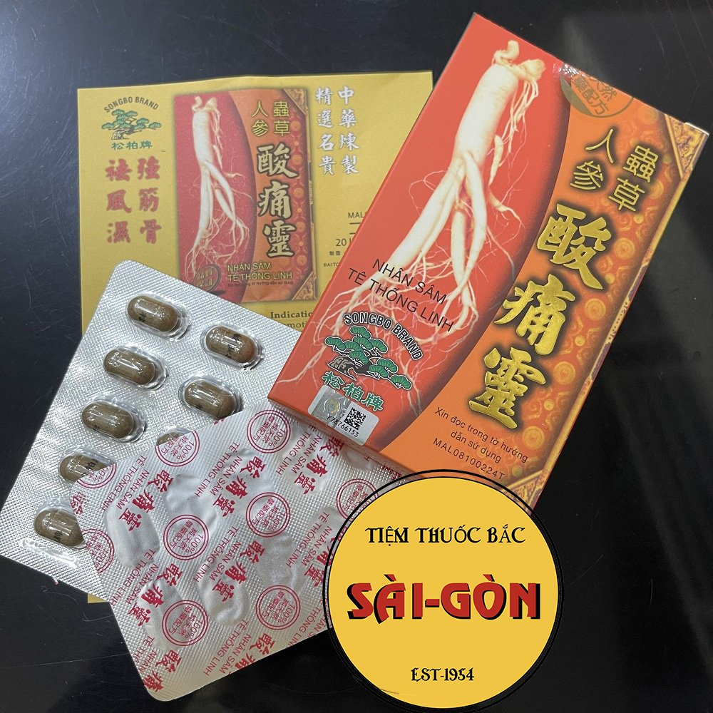 Nhân Sâm Tê Thống Linh Malay Hộp 20 viên (Hàng xịn chính phẩm)