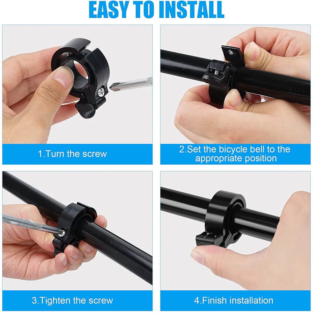 Chuông Hợp Kim Nhôm Gắn Tay Lái Xe Đạp Leo Núi An Toàn