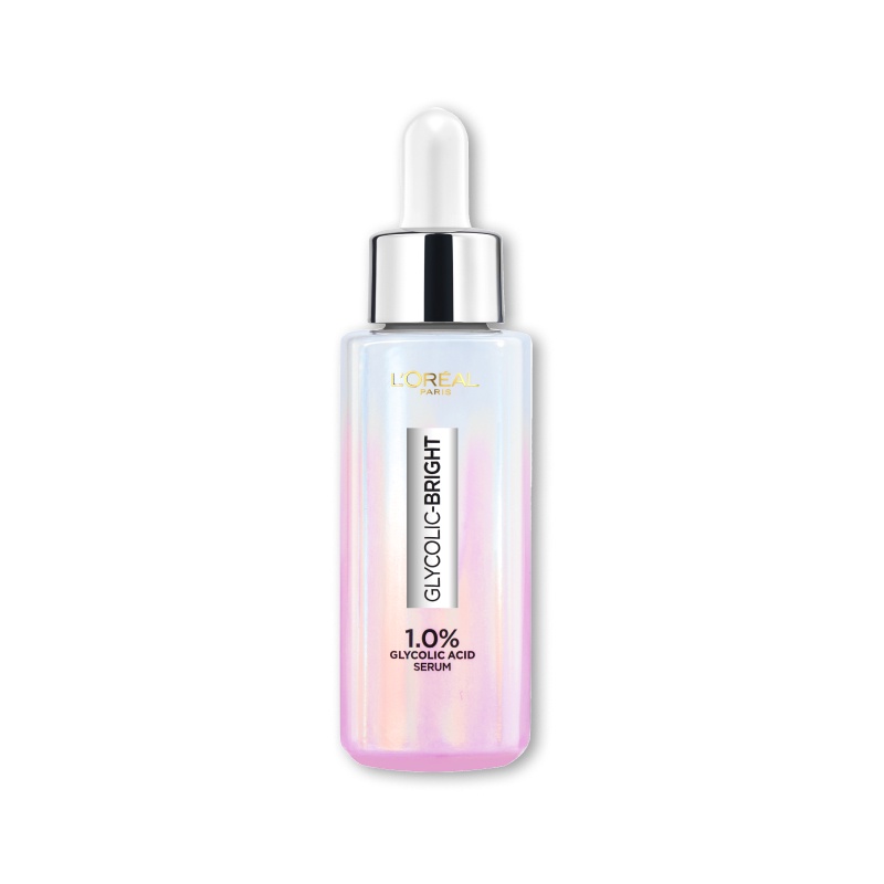 Serum dưỡng sáng mờ thâm nám L'Oreal Paris Glycolic Bright 1.0% Glycolic Acid (AHA) 30ml