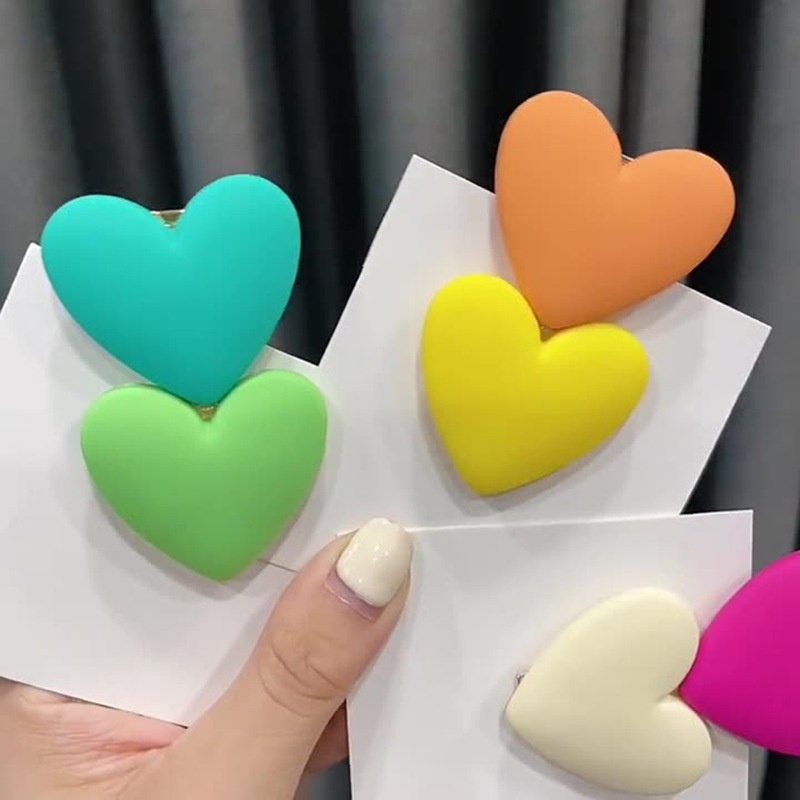 Kẹp Tóc Hình Trái Tim Dễ Thương Cho Nữ
