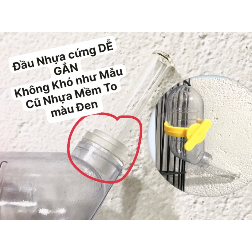 SALE TRI ÂN CUỐI NĂM - Bình Nước Hamster 50.60ml - Loại Nhập - Bình Chân Không - Thử Trước Khi Giao