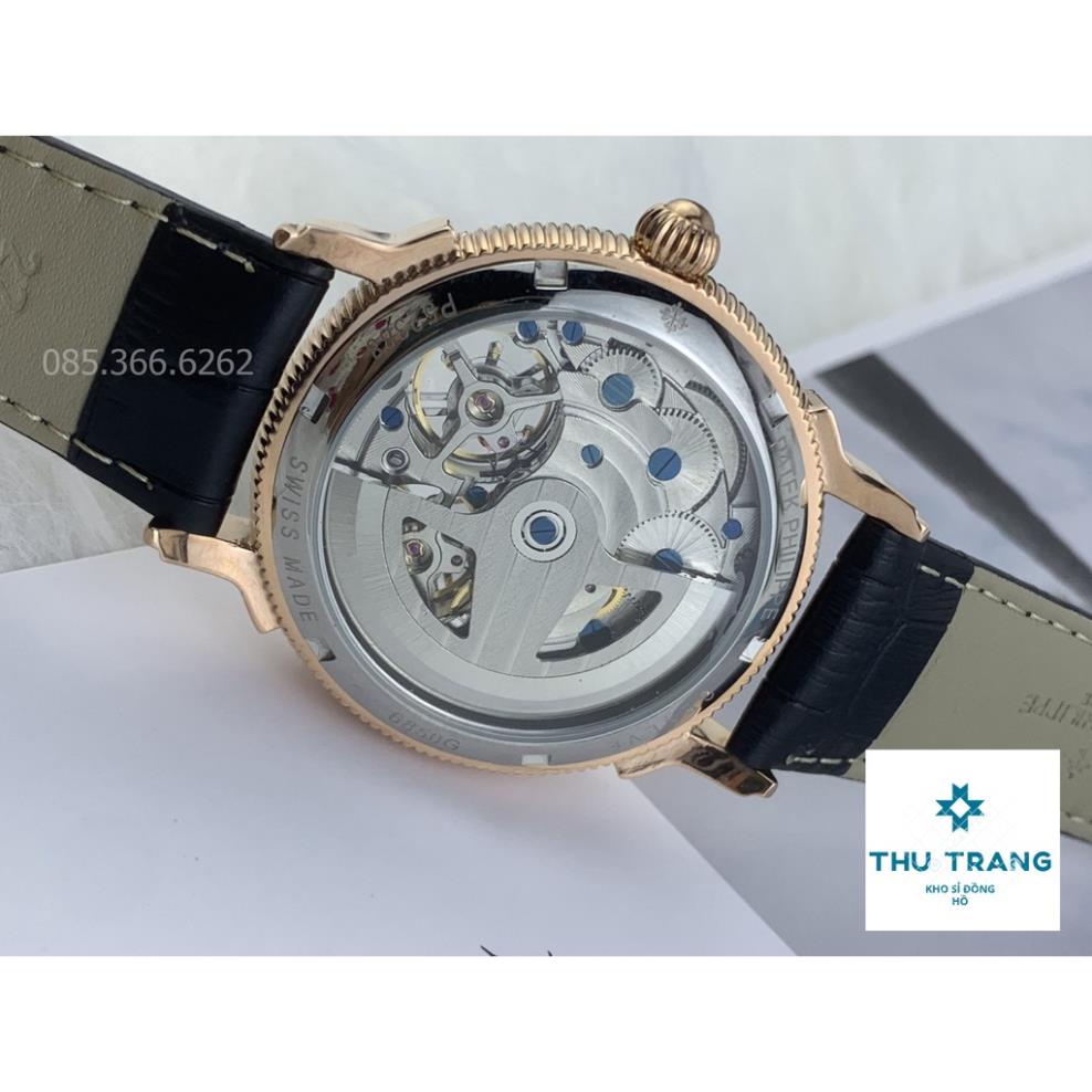 Đồng Hồ Nam PT Philip Cơ Automatic Nhật, Mặt Saphire 41-42mm 3 MÀU nổi bật, Chống Nước 5ATM