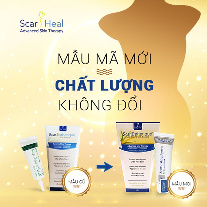 Scar Esthetique - Kem Chuyên Làm Mờ Sẹo Lõm, Sẹo Thuỷ Đậu, Sẹo Thâm Do Mụn - Phân phối chính thức