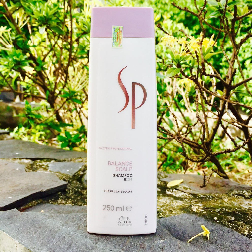 [+Tặng mũ trùm] Dầu gội Chống rụng tóc Sp Wella Balance Scalp 250ml/1000ml (ĐỨC)