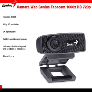 Webcam HD 720p Genius Facecam 1000x